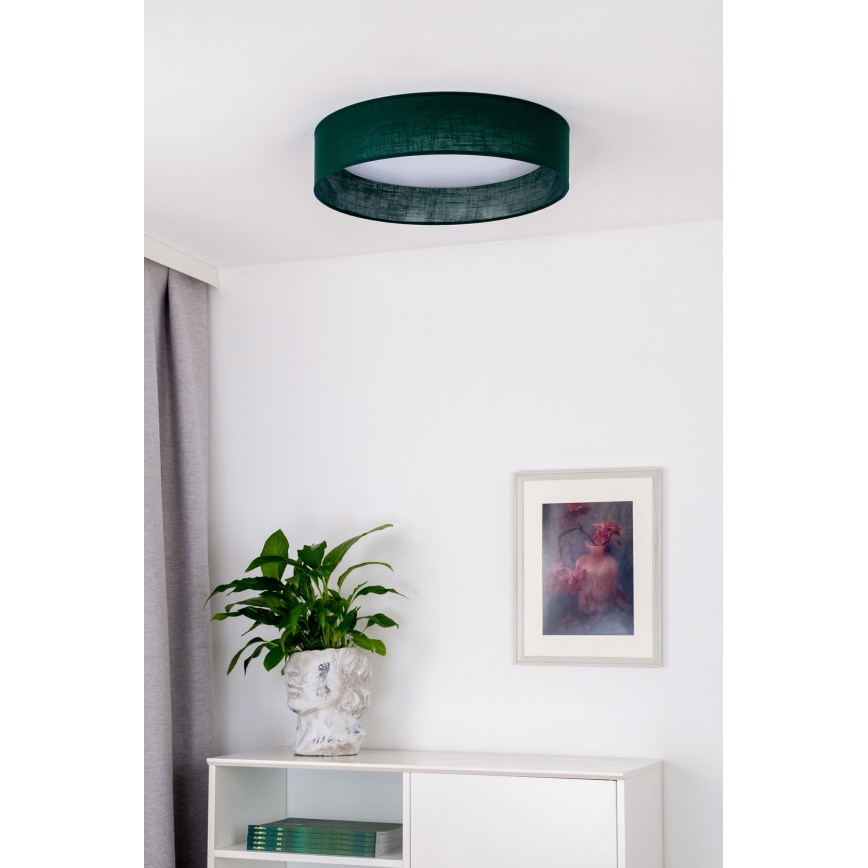 Duolla - LED lubinis šviestuvas ROLLER LED/24W/230V diametras 45 cm žalia