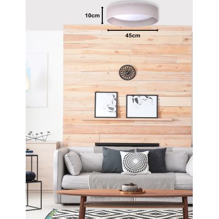 Duolla - LED lubinis šviestuvas ROLLER LED/24W/230V šviestuvas diametras 45 cm pilka