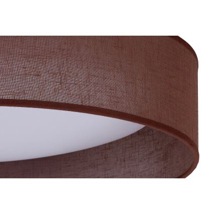Duolla - LED lubinis šviestuvas ROLLER LED/24W/230V tamsus diametras 45 cm ruda