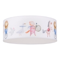 Duolla - LED Vaikiškas lubų šviestuvas CORTINA LED/26W/230V skersmuo 40 cm 4000K