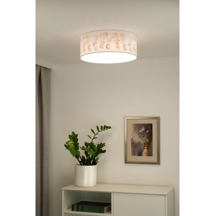 Duolla - LED Vaikiškas lubų šviestuvas CORTINA LED/26W/230V skersmuo 40 cm 4000K