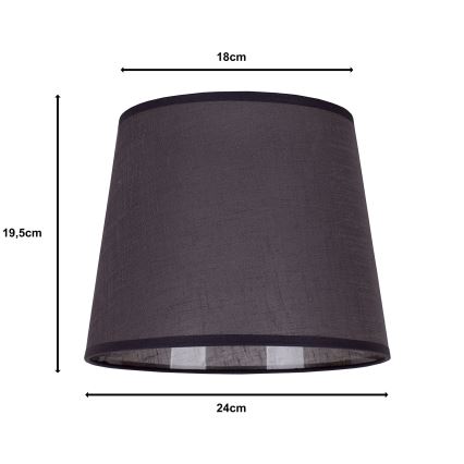 Duolla - Lempos gaubtas stalinei lempai CLASSIC M E27 diametras 24 cm antracitas