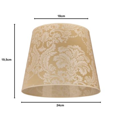 Duolla - Lempos gaubtas stalinei lempai CLASSIC M E27 diametras 24 cm auksas