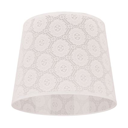 Duolla - Lempos gaubtas stalinei lempai CLASSIC M E27 diametras 24 cm balta