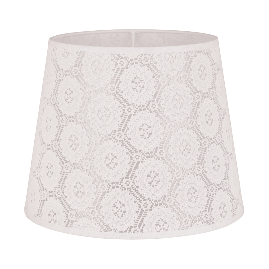 Duolla - Lempos gaubtas stalinei lempai CLASSIC M E27 diametras 24 cm balta