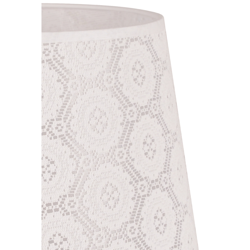Duolla - Lempos gaubtas stalinei lempai CLASSIC M E27 diametras 24 cm balta