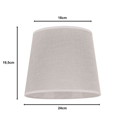 Duolla - Lempos gaubtas stalinei lempai CLASSIC M E27 diametras 24 cm smėlio spalva