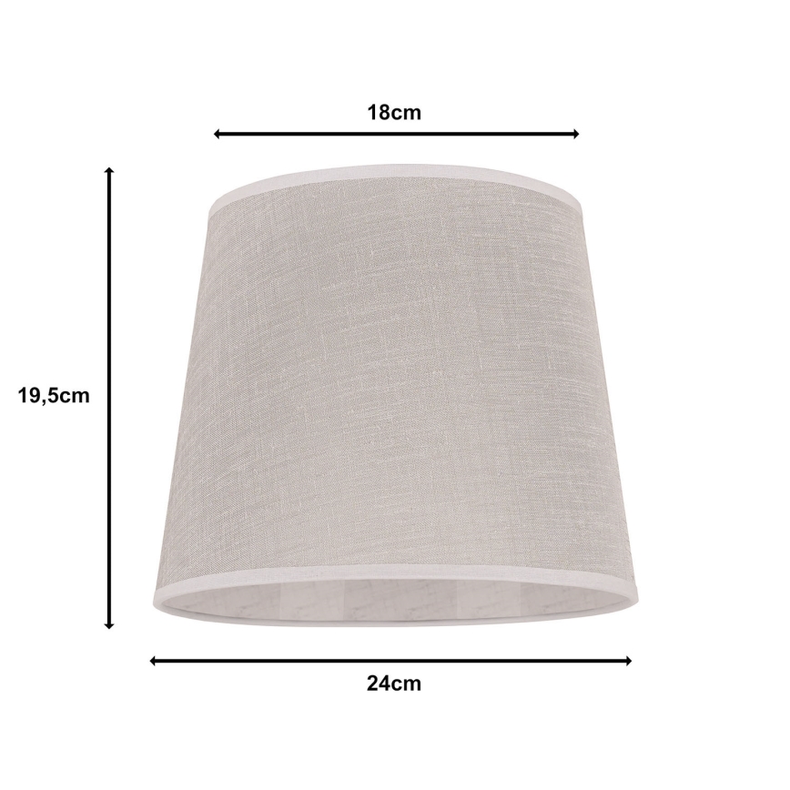 Duolla - Lempos gaubtas stalinei lempai CLASSIC M E27 diametras 24 cm smėlio spalva