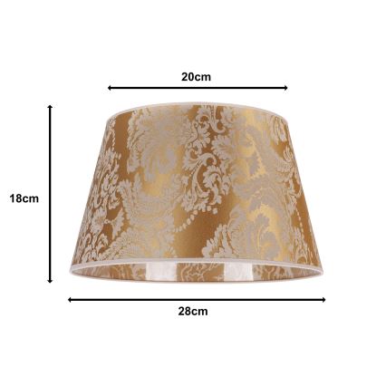 Duolla - Lempos gaubtas stalinei lempai CONE M E27 diametras 28 cm auksas