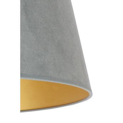 Duolla - Lempos gaubtas stalinei lempai CONE M E27 diametras 28 cm pilka