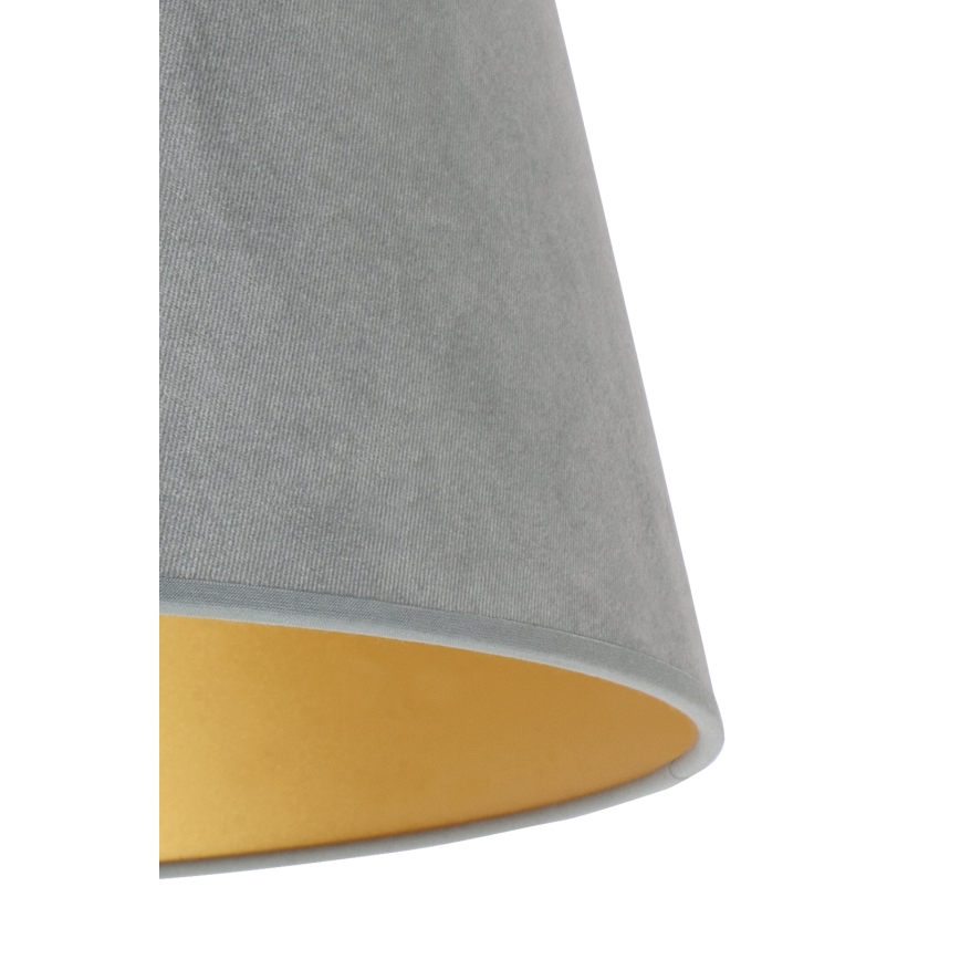 Duolla - Lempos gaubtas stalinei lempai CONE M E27 diametras 28 cm pilka