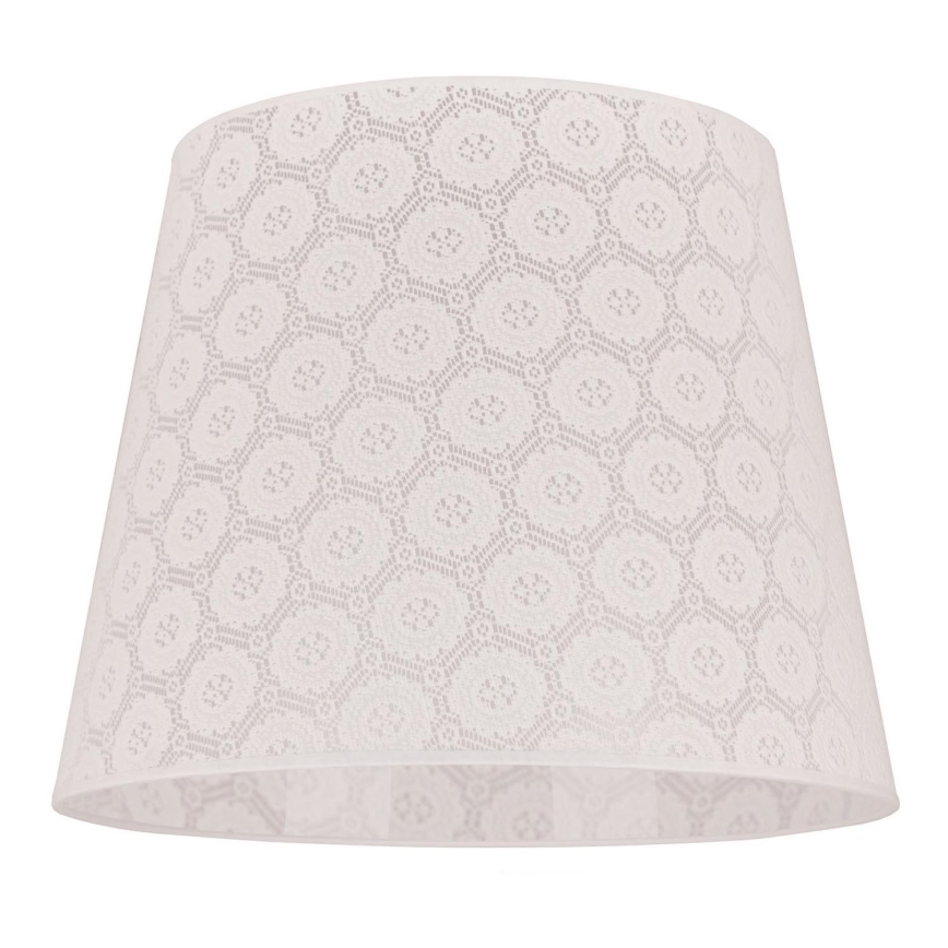 Duolla - Lempos gaubtas toršerui CLASSIC L E27 diametras 38 cm balta