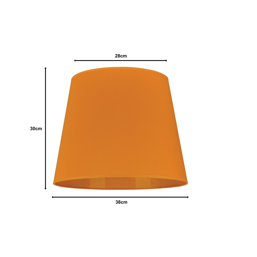 Duolla - Lempos gaubtas toršerui CLASSIC L E27 diametras 38 cm geltona