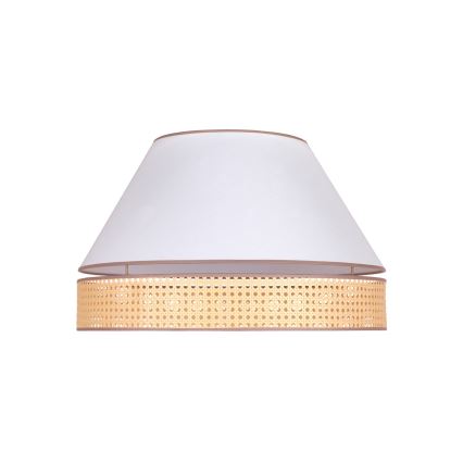 Duolla - Lubinis šviestuvas AVIGNON 3xE27/15W/230V d. 60 cm baltas/rotango