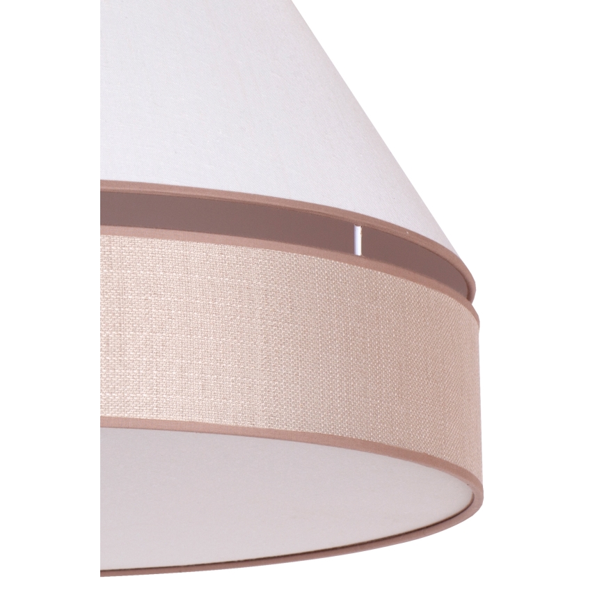 Duolla - Lubinis šviestuvas AVIGNON 3xE27/15W/230V d. 60 cm baltos/smėlio spalvos