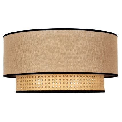 Duolla - Lubinis šviestuvas BOHO 1xE27/15W/230V diametras 45 cm smėlio spalva/rotangas