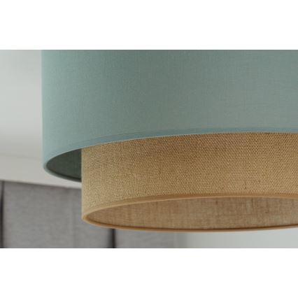 Duolla - Lubinis šviestuvas BOHO 1xE27/15W/230V diametras 45 cm žalia/ruda