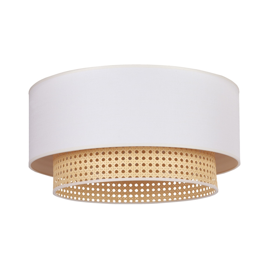 Duolla - Lubinis šviestuvas BOHO 3xE27/15W/230V d. 60 cm kreminis/rotanginis
