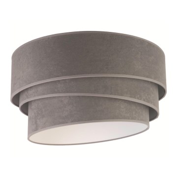Duolla - Lubinis šviestuvas DEVON 1xE27/40W/230V diametras 45 cm pilka