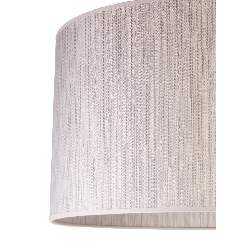 Duolla - Lubinis šviestuvas ESSEX 1xE27/40W/230V diametras 45 cm sidabras