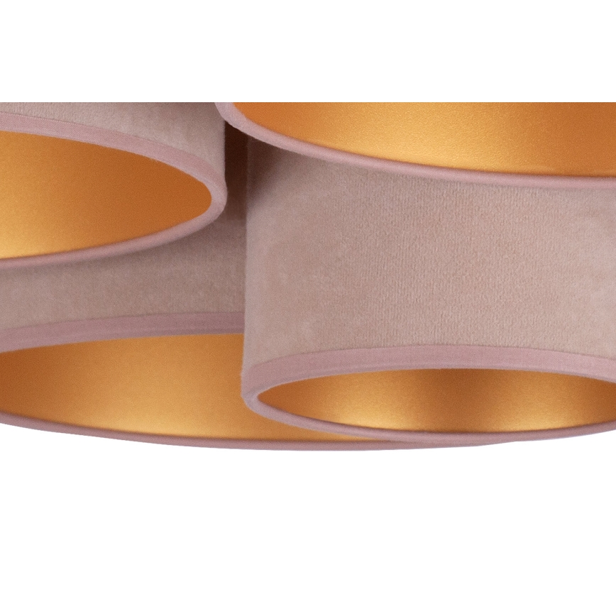 Duolla - Lubinis šviestuvas ROLLER PENTO 5xE27/60W/230V ruda