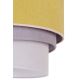 Duolla - Lubinis šviestuvas TRIO 1xE27/15W/230V d. 45 cm geltonas/pilkas/baltas