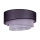 Duolla - Lubinis šviestuvas TRIO 1xE27/15W/230V d. 45 cm juodas/rožinis/sidabrinis