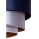Duolla - Lubinis šviestuvas TRIO 1xE27/15W/230V d. 45 cm mėlynas/sidabrinis/varis