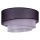 Duolla - Lubinis šviestuvas TRIO 3xE27/15W/230V d. 60 cm juodas/rožinis/sidabrinis