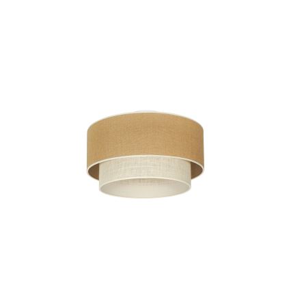Duolla - Lubinis šviestuvas YUTE BOHO 1xE27/15W/230V diametras 45 cm ruda/kreminė