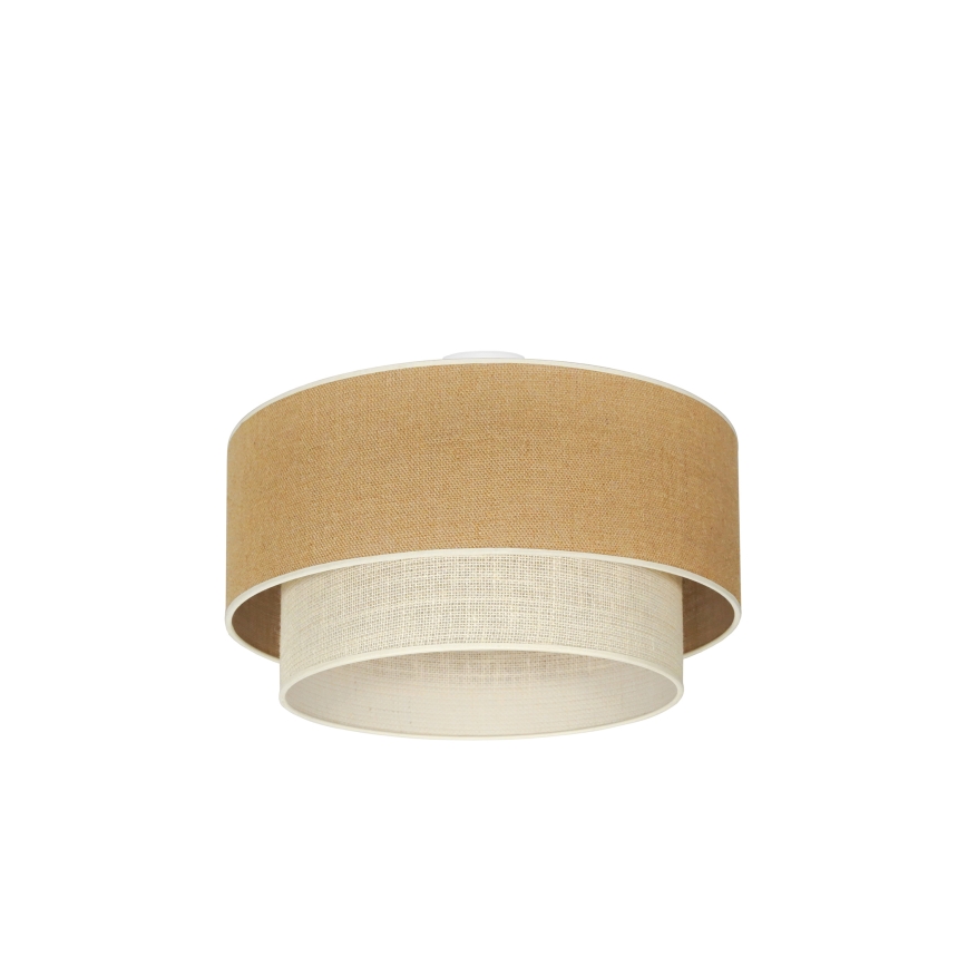 Duolla - Lubinis šviestuvas YUTE BOHO 3xE27/15W/230V diametras 60 cm ruda/kreminė