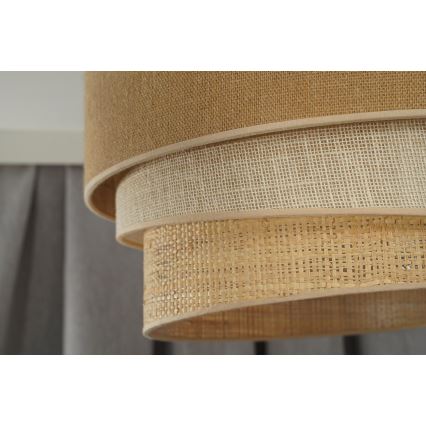 Duolla - Lubinis šviestuvas YUTE TRIO 1xE27/15W/230V diametras 45 cm ruda/pilka/smėlio spalva
