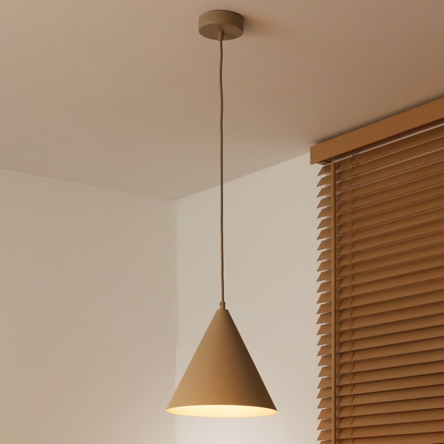 Duolla - Pakabinama liustra ant laido IRONLINE 1xG9/3W/230V skersmuo 25 cm smėlinė