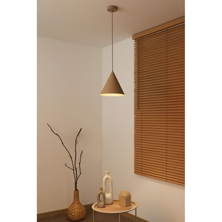 Duolla - Pakabinama liustra ant laido IRONLINE 1xG9/3W/230V skersmuo 25 cm smėlinė