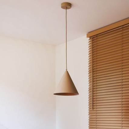 Duolla - Pakabinama liustra ant laido IRONLINE 1xG9/3W/230V skersmuo 25 cm smėlinė