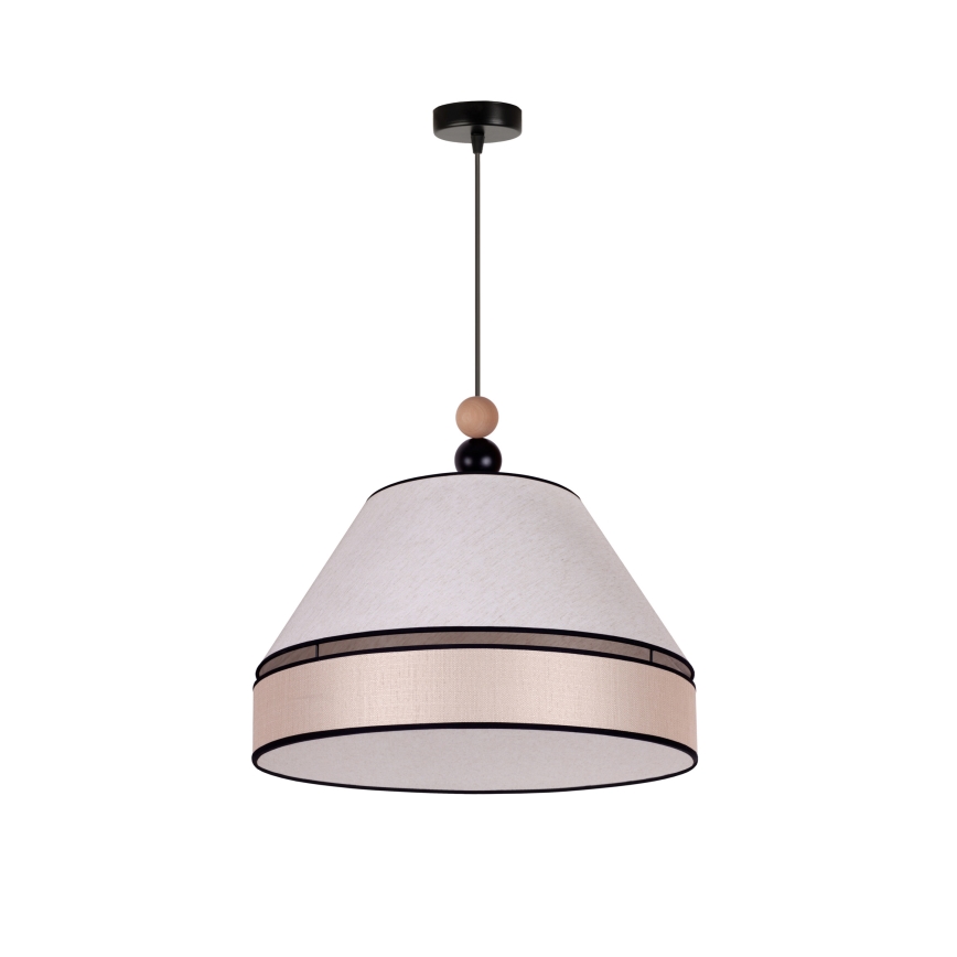 Duolla - Pakabinamas sietynas AVIGNON 1xE27/15W/230V d. 50 cm smėlio