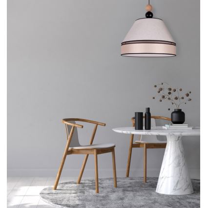 Duolla - Pakabinamas sietynas AVIGNON 1xE27/15W/230V d. 60 cm smėlio