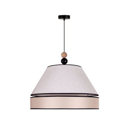 Duolla - Pakabinamas sietynas AVIGNON 1xE27/15W/230V d. 60 cm smėlio