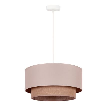 Duolla - Pakabinamas sietynas BOHO 1xE27/15W/230V diametras 45 cm smėlio spalva/ruda