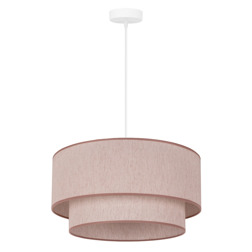 Duolla - Pakabinamas sietynas BOHO 1xE27/40W/230V diametras 45 cm smėlio spalva