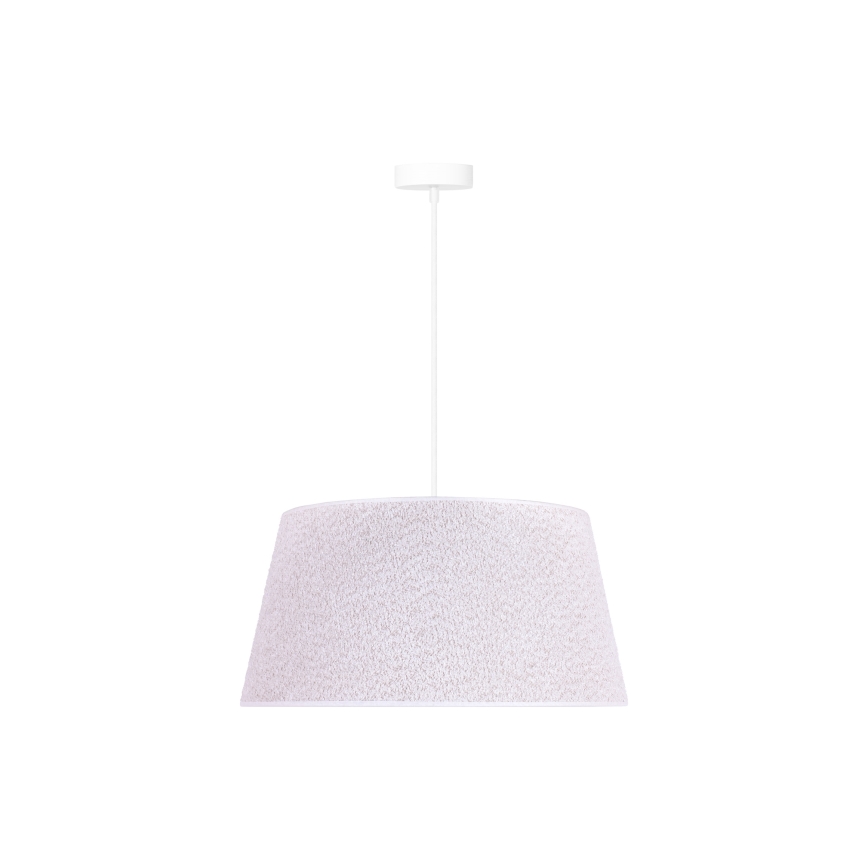 Duolla - Pakabinamas sietynas BOUCLE 1xE27/15W/230V d. 50 cm baltas