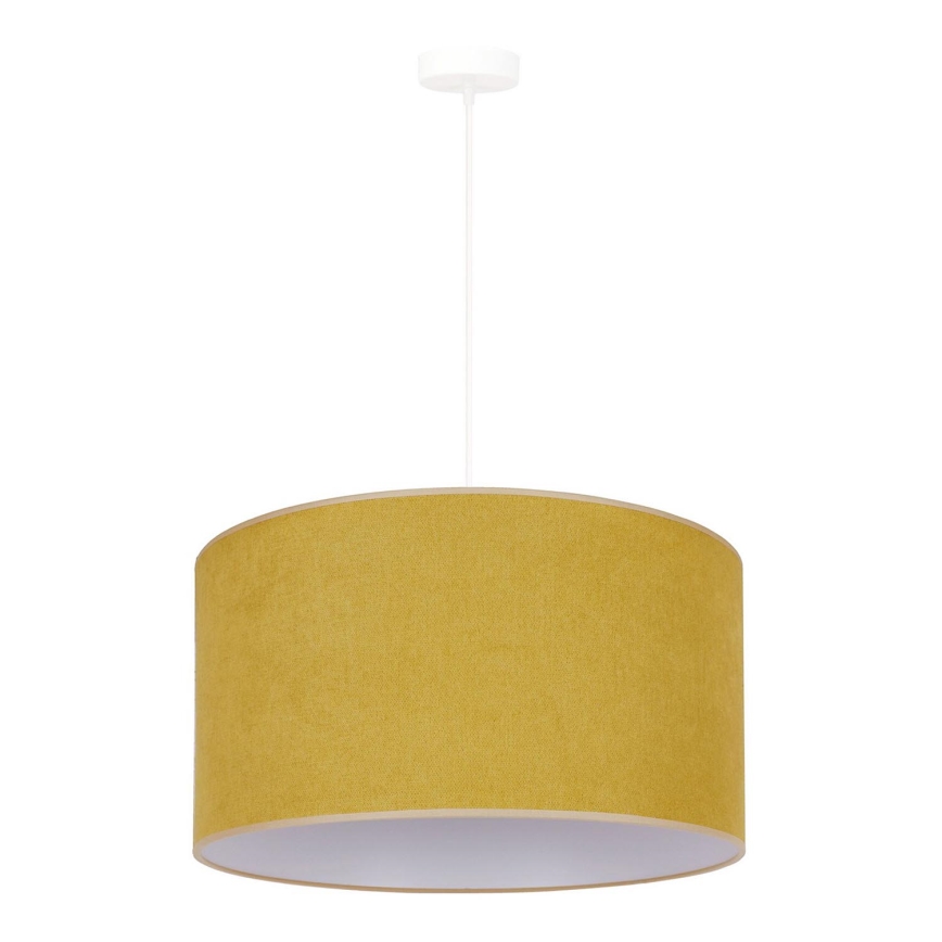 Duolla - Pakabinamas sietynas BRISTOL 1xE27/15W/230V diametras 45 cm geltona/balta