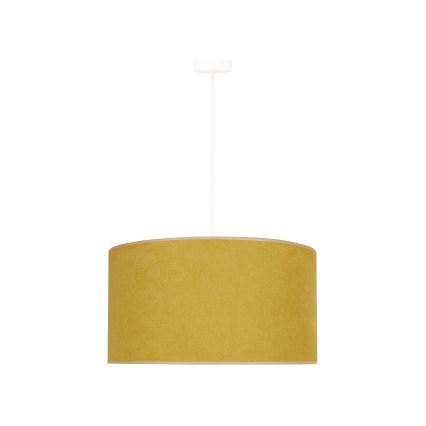 Duolla - Pakabinamas sietynas BRISTOL 1xE27/15W/230V diametras 45 cm geltona/balta