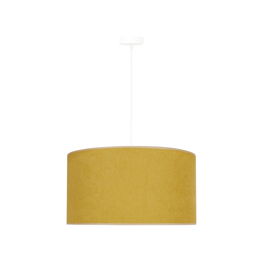 Duolla - Pakabinamas sietynas BRISTOL 1xE27/15W/230V diametras 45 cm geltona/balta