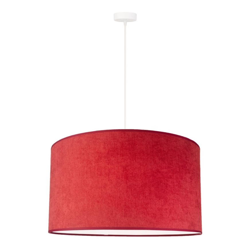Duolla - Pakabinamas sietynas BRISTOL 1xE27/40W/230V diametras 45 cm raudona