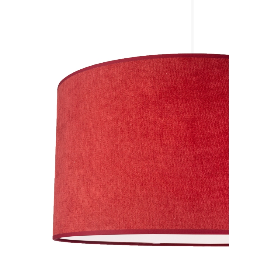 Duolla - Pakabinamas sietynas BRISTOL 1xE27/40W/230V diametras 45 cm raudona