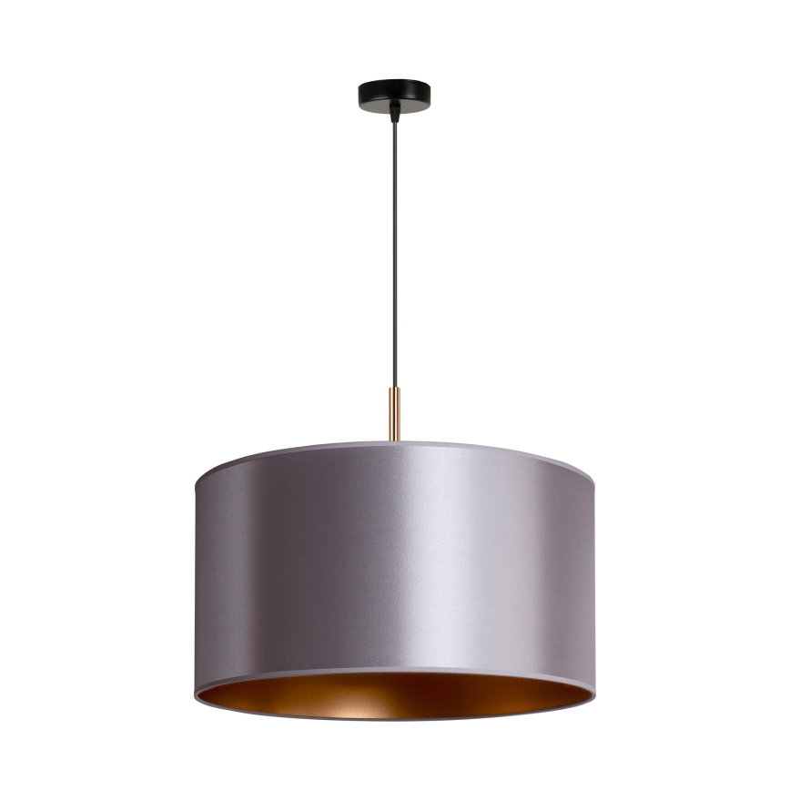 Duolla - Pakabinamas sietynas CANNES 1xE27/15W/230V d. 45 cm sidabras/varis