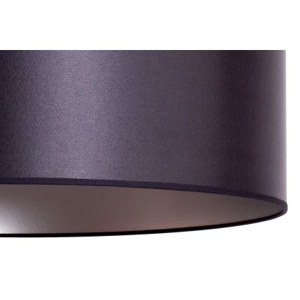 Duolla - Pakabinamas sietynas CANNES 1xE27/15W/230V d. 50 cm juodas/sidabras