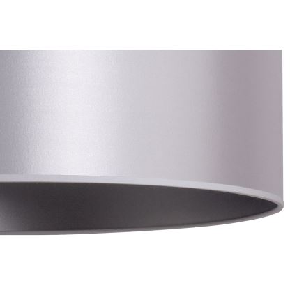 Duolla - Pakabinamas sietynas CANNES 1xE27/15W/230V d. 50 cm sidabras