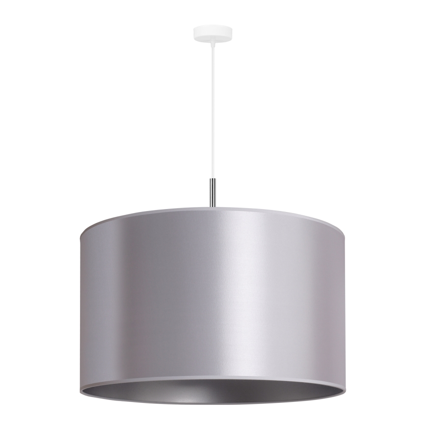 Duolla - Pakabinamas sietynas CANNES 1xE27/15W/230V d. 50 cm sidabras